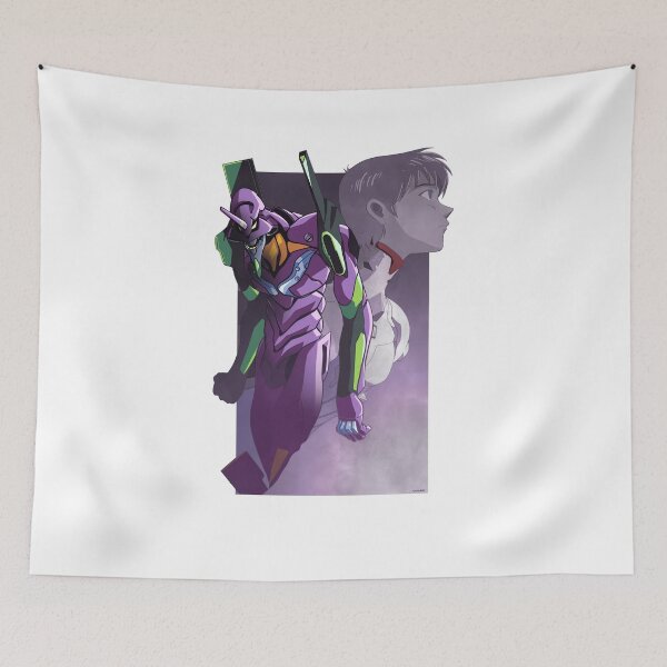 Item preview, Asplenia Studios: Shinji and EVA Unit 01 designed and sold by Asplenia Studios.
