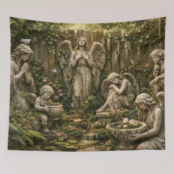 Item preview, Enchanted angels in the garden designed and sold by Sigtrix.