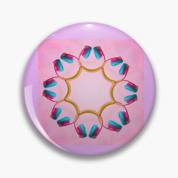 Item preview, Colorful Headphones Flower Mandala – Pink Teal Yellow Music Lover Retro Audio Aesthetic designed and sold by zohocreations.