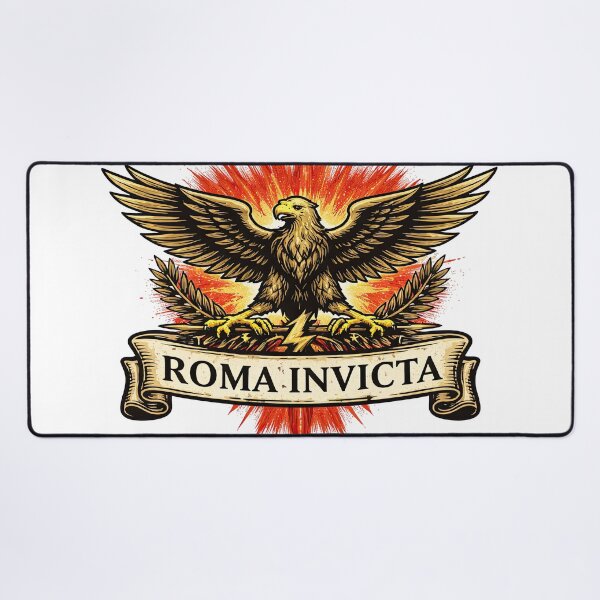 Item preview, Roma Invicta Aquila Imperial Eagle Art designed and sold by Retr0Tshirts.