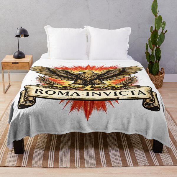 Item preview, Roma Invicta Aquila Imperial Eagle Art designed and sold by Retr0Tshirts.