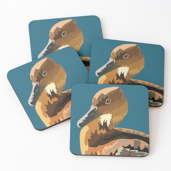 Item preview, Fulvous Whistling Duck Wildlife Bird Illustration designed and sold by PrettylittlepastelUk.