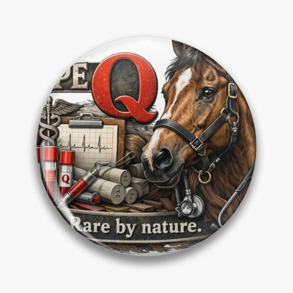 Item preview, Horse Blood Type Q = Rare Veterinary Desind designed and sold by Indefix.