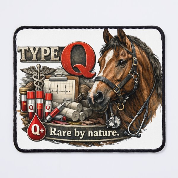 Item preview, Horse Blood Type Q = Rare Veterinary Desind designed and sold by Indefix.