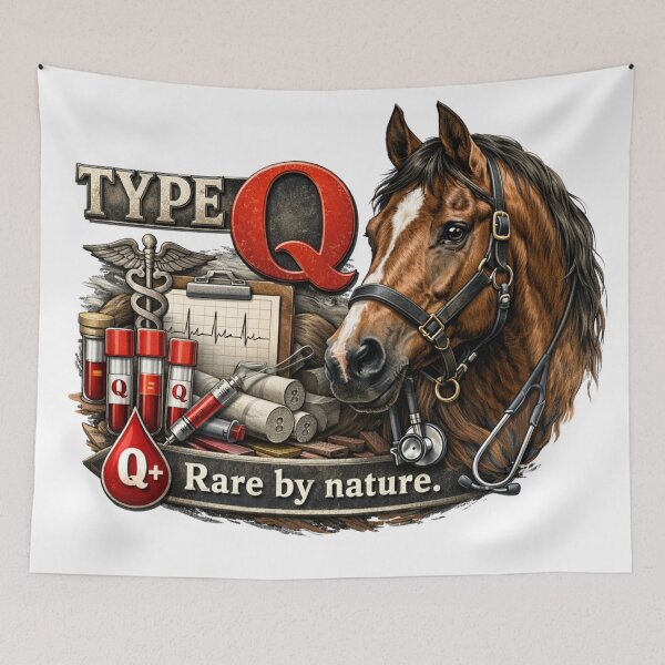 Item preview, Horse Blood Type Q = Rare Veterinary Desind designed and sold by Indefix.