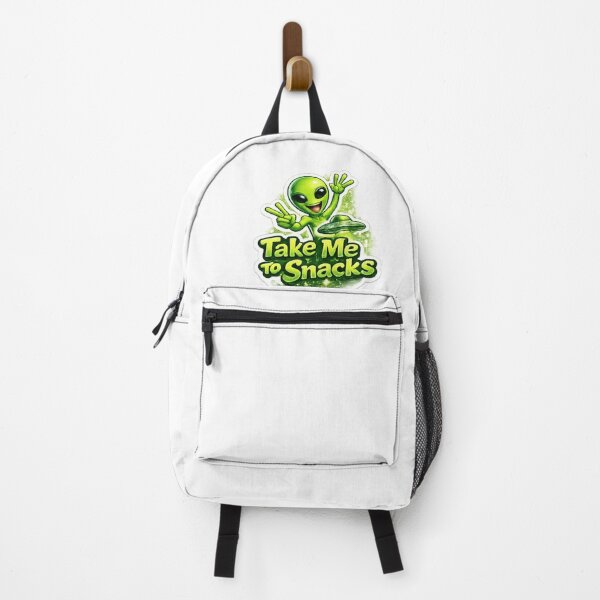Item preview, Cute Alien Take Me To Snacks Funny UFO Cartoon Design designed and sold by Artbysarmina.