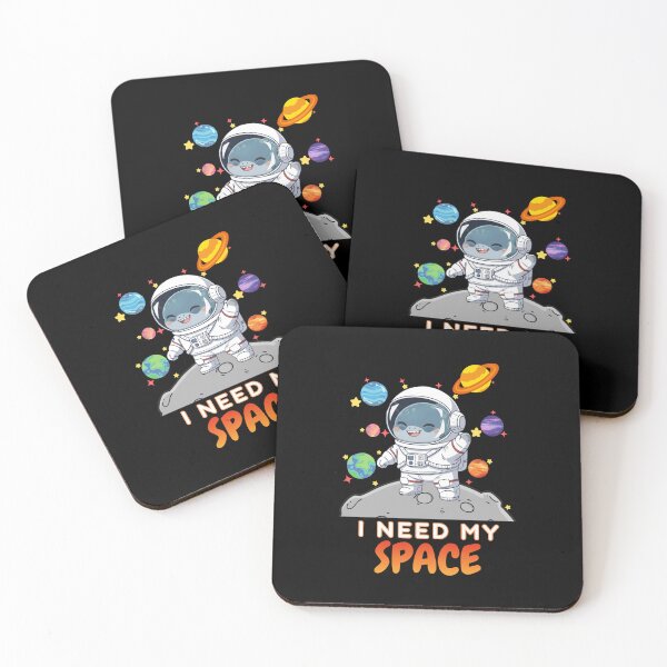 Item preview, I Need My Space Astronaut Shark designed and sold by Nature's Chibis.