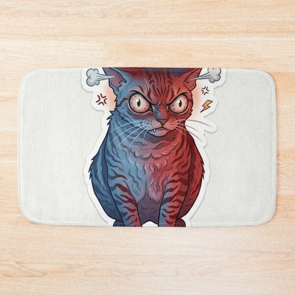 Item preview, Angry cat designed and sold by CharmingFlowers.