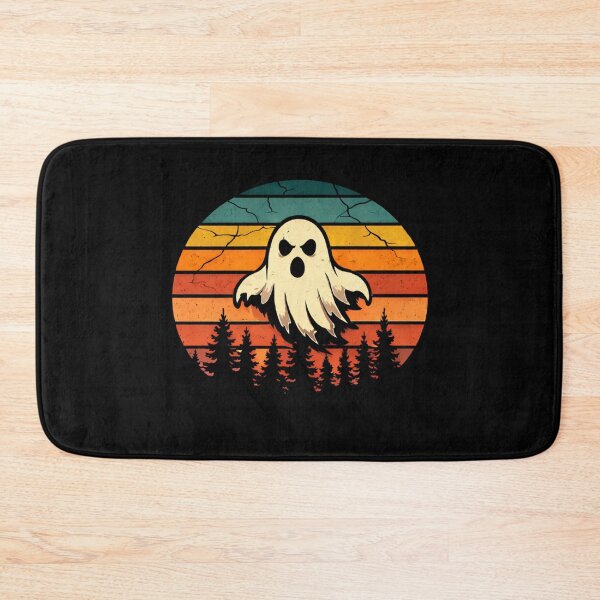 Item preview, Funny Ghost Nature Shirt, Retro Sunset Forest Ghost Design, Camping Hiking Dark Humor Graphic, Spooky Outdoor Illustration designed and sold by VibeOffline Studio.
