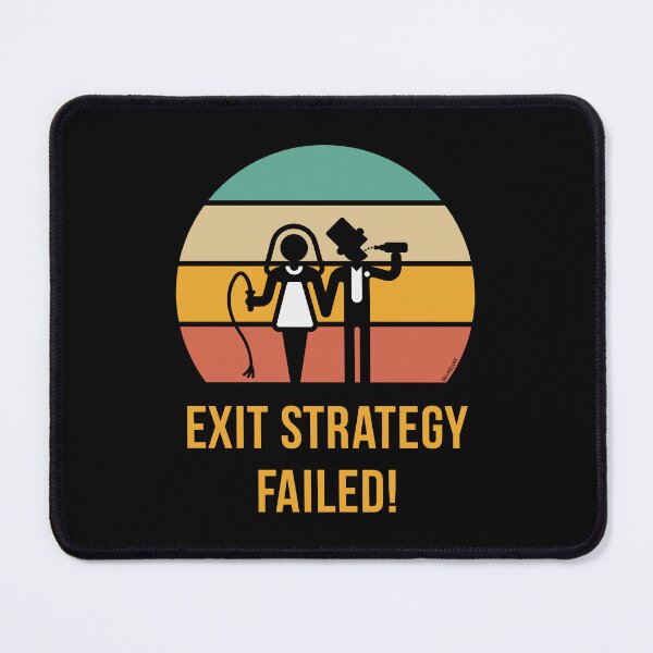 Item preview, Exit Strategy Failed! (Groom / Game Over / Wedding / 5C) designed and sold by MrFaulbaum.