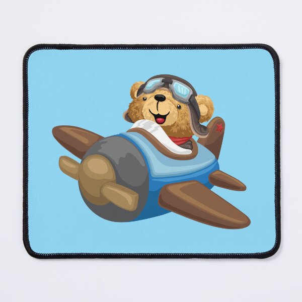 Item preview, Pilot Teddy Bear Flying Vintage Airplane designed and sold by Bhonard 21.
