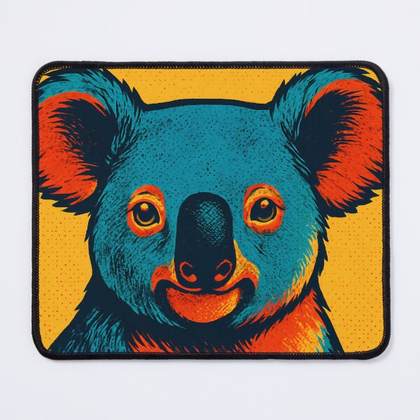 Item preview, Retro Pop Art Koala | Vibrant Cute Australian Animal Illustration | Bold Soft Wildlife Aesthetic Design designed and sold by PaintedPixels01.