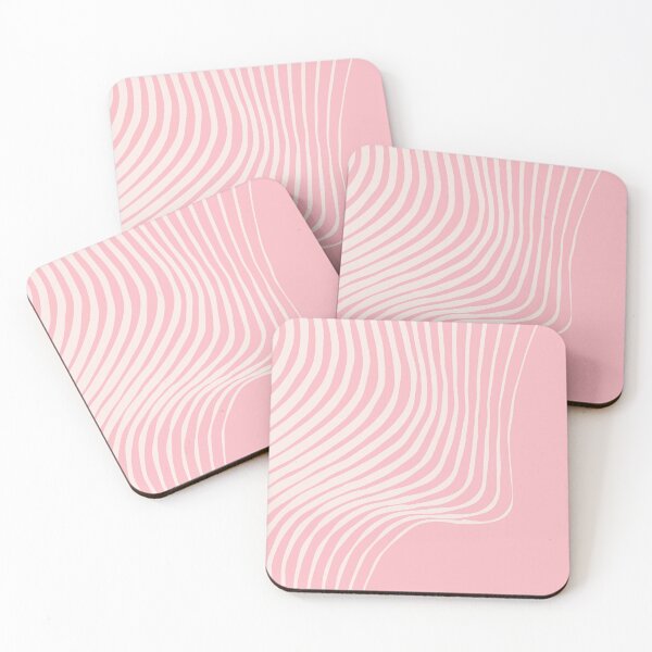 Item preview, Spring Caress – Soft Pink Flowing Line Pattern, Gentle Minimal Aesthetic designed and sold by Helmina Groper.