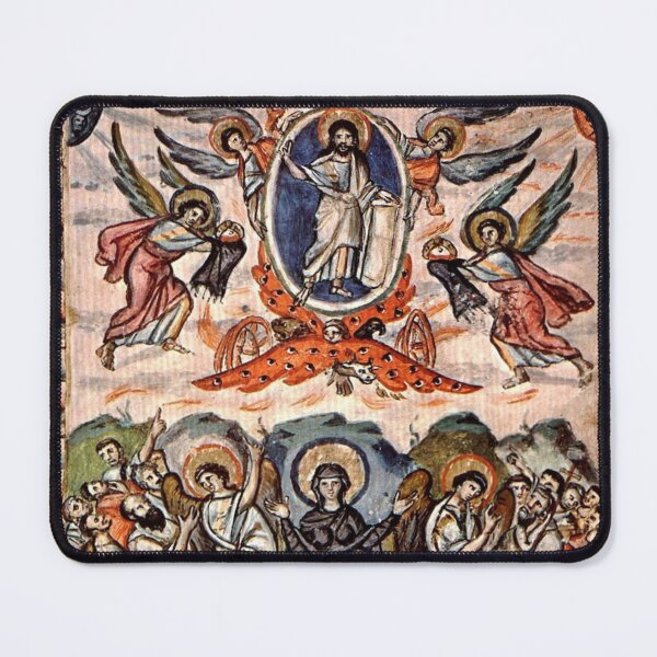 Item preview, Ascension of JESUS CHRIST | Orthodox Christian Medieval Byzantine Icon designed and sold by Based History.