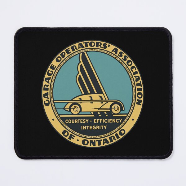 Item preview, Golden Age Speed: Retro Garage Operators’ Association Emblem of Ontario designed and sold by Analog Aura .