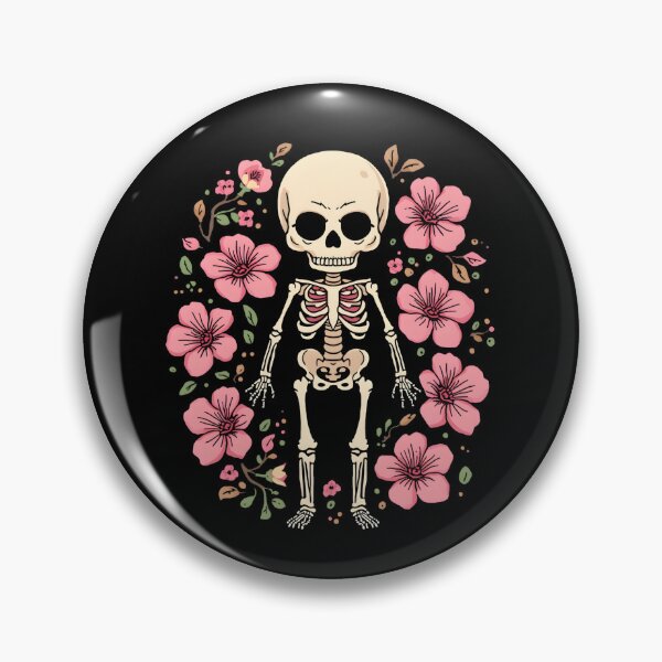 Item preview, Flowers and skeleton designed and sold by uunaa.