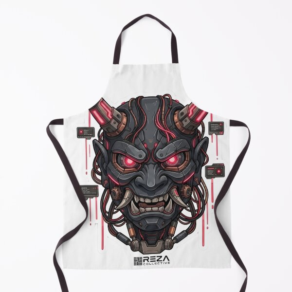 Item preview, Cybernetic Oni: Futuristic Japanese Samurai Mask designed and sold by RickyStick.