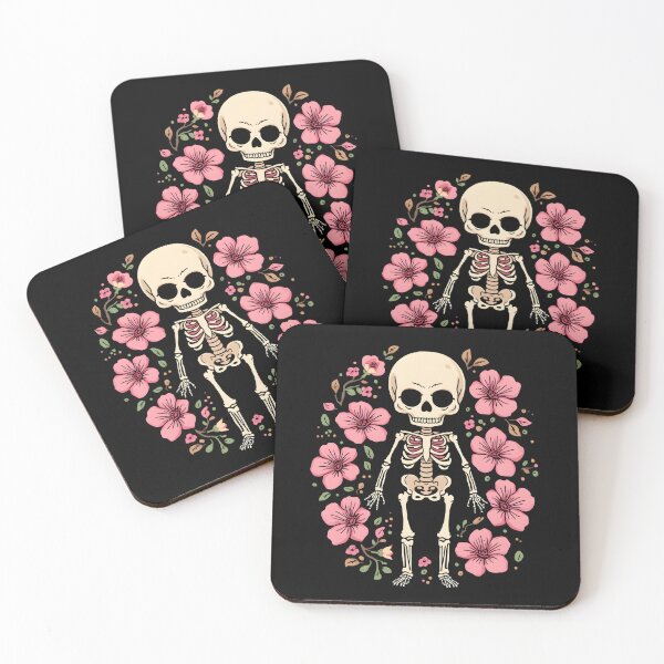 Item preview, Flowers and skeleton designed and sold by uunaa.