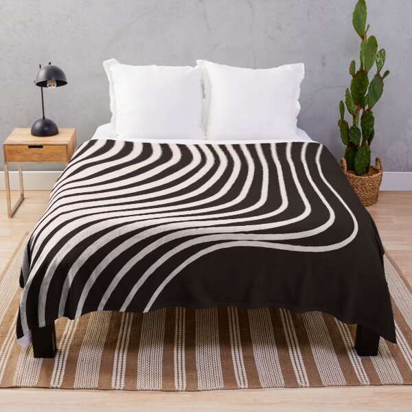 Item preview, Gentle Night – Flowing Dark Abstract Line Pattern, Cozy Minimal Aesthetic designed and sold by Helmina Groper.