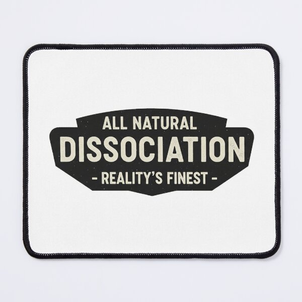 Item preview, Funny Dissociation – Retro Tie Dye Dark Humor Statement designed and sold by Pollock.