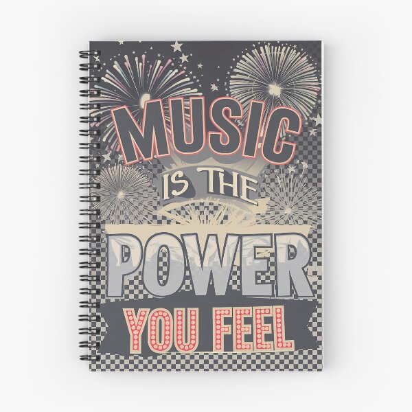 Item preview, Music Is the Power You Feel –  Music Quote designed and sold by Art-Arcade6.