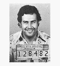 Pablo Escobar Mugshot Fotodruck