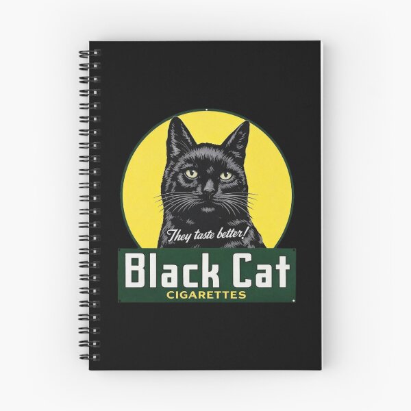 Item preview, Black Cat Retro Poster – 1950s Vintage Cigarette Ad Style Wall Art, Bold Mid-Century Graphic Print designed and sold by Analog Aura .