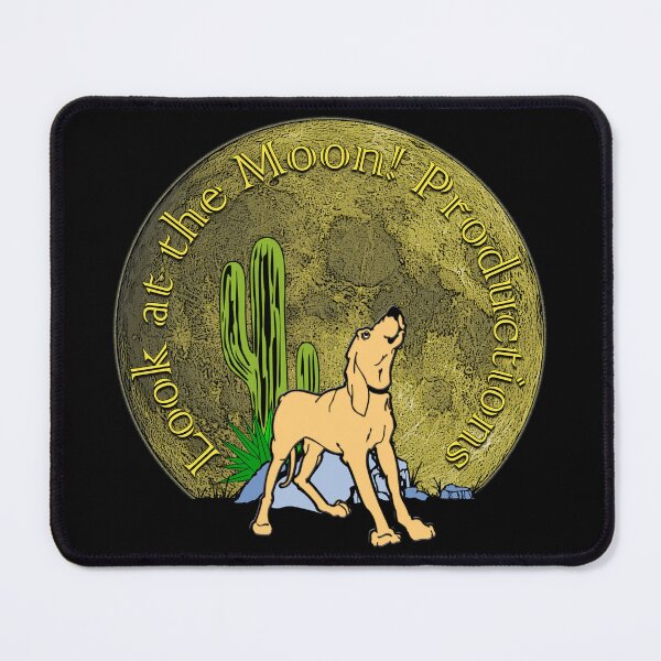 Item preview, Look at the Moon Productions Logo designed and sold by Lonesome Dog Art.