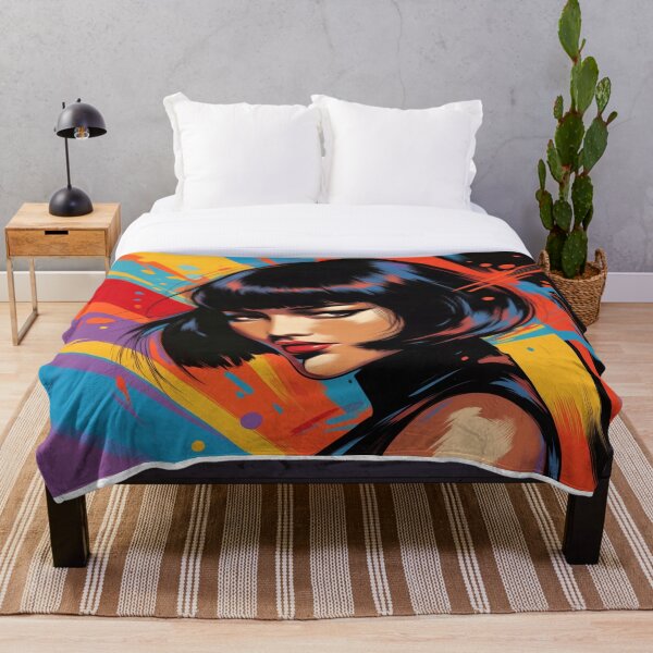 Item preview, Arte pop de una mujer asiática atrevida. Retrato colorido que aporta un toque retro y descarado... designed and sold by Moonrock Design.