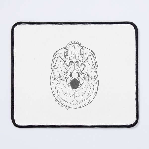 Item preview, Skull Anatomy Ink Drawing designed and sold by Studio Hromi LLC.
