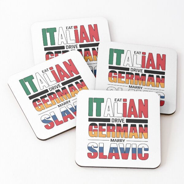 Item preview, Eat Italian Drive German Marry Slavic | Funny European Humor Shirt designed and sold by Milosstudio.