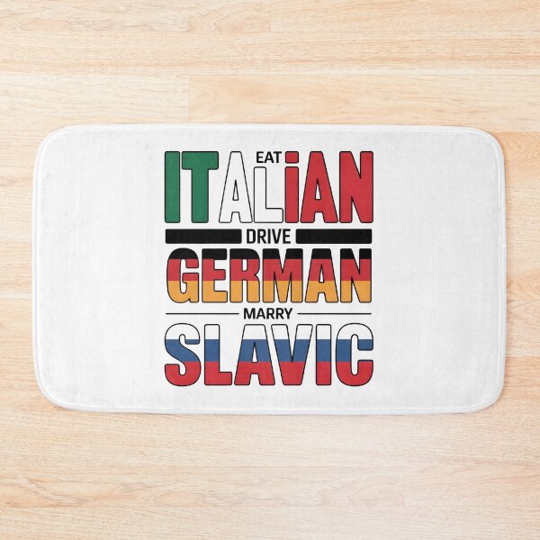 Item preview, Eat Italian Drive German Marry Slavic | Funny European Humor Shirt designed and sold by Milosstudio.