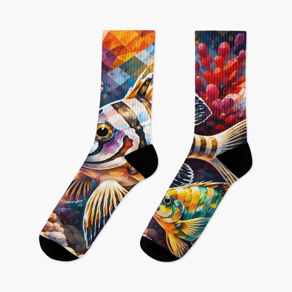 Item preview, Vibrant Underwater Fish Scene designed and sold by cuprum.