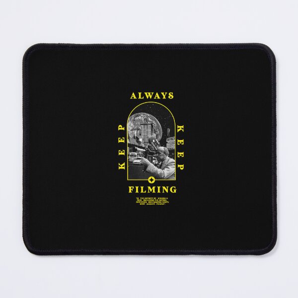 Item preview, Retro Vintage Cinema Art: ALWAYS KEEP FILMING Stamp designed and sold by dropstudiomg.