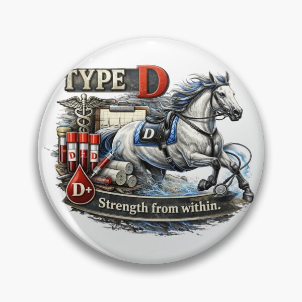 Item preview, Horse Blood Type D - Strength Veterinary Desing designed and sold by Indefix.