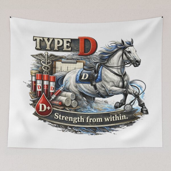 Item preview, Horse Blood Type D - Strength Veterinary Desing designed and sold by Indefix.