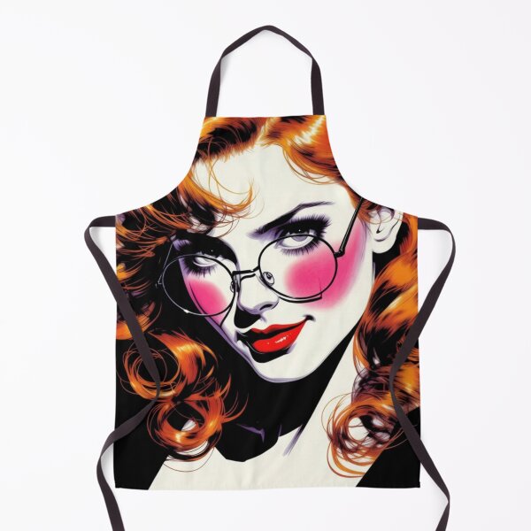 Item preview, Sassy Red Head Woman Pop Art. Colorful Portrait, Bring Your Sassy Retro Vibe... designed and sold by Moonrock Design.