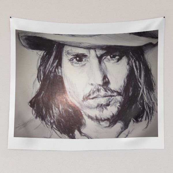Item preview, Johnny Depp designed and sold by Portraits by Billy H. Jackson.