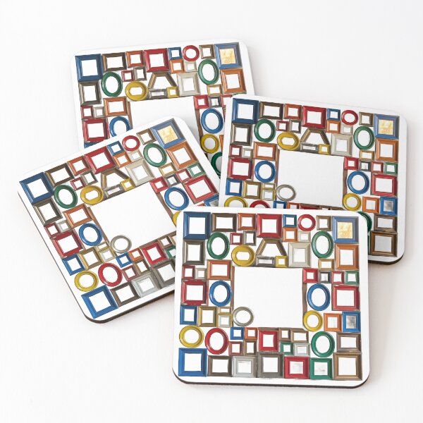 Item preview, Big Frame Made of Small Frames – Geometric Composition designed and sold by Les-Ink-Studio.