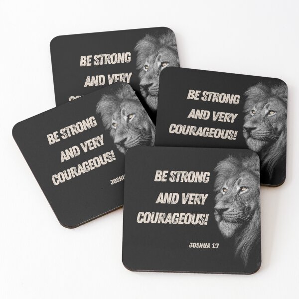 Item preview, Joshua 1:7 Be Strong and Courageous designed and sold by TwinBearCo.