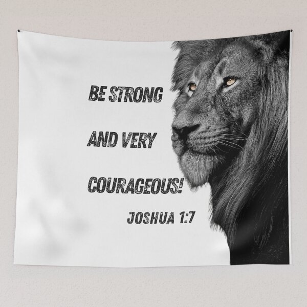 Item preview, Joshua 1:7 Be Strong and Courageous designed and sold by TwinBearCo.