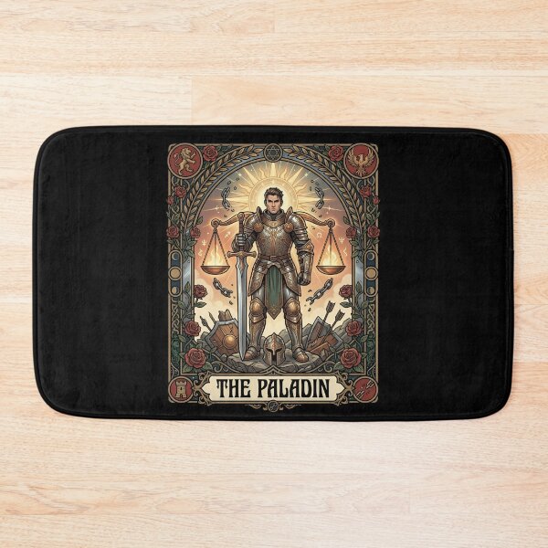 Item preview, The Paladin Tarot Card Fantasy Tabletop RPG Art designed and sold by Fenay Designs.