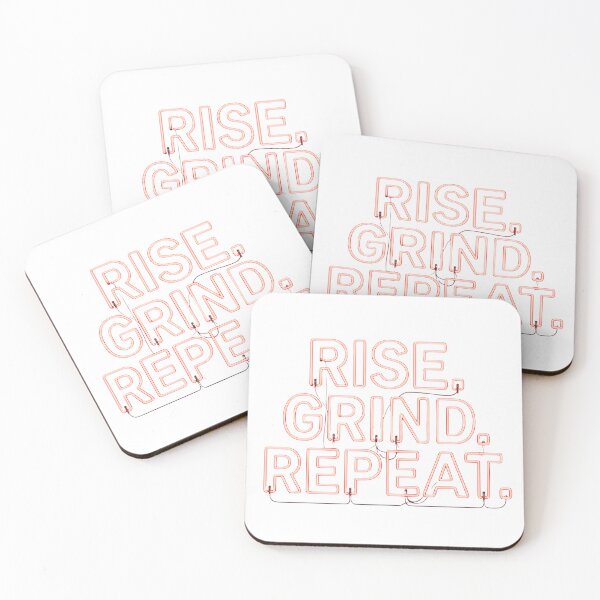 Item preview, Rise Grind Repeat Hustle Mindset for Fitness & Gym Motivation designed and sold by Urben Loop.