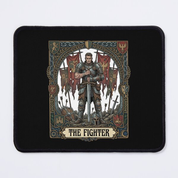 Item preview, The Fighter Tarot Card RPG Tabletop Fantasy designed and sold by Fenay Designs.