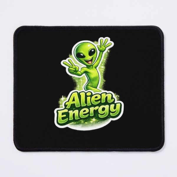 Item preview, Cute Alien Energy Funny Cartoon UFO Design designed and sold by Artbysarmina.