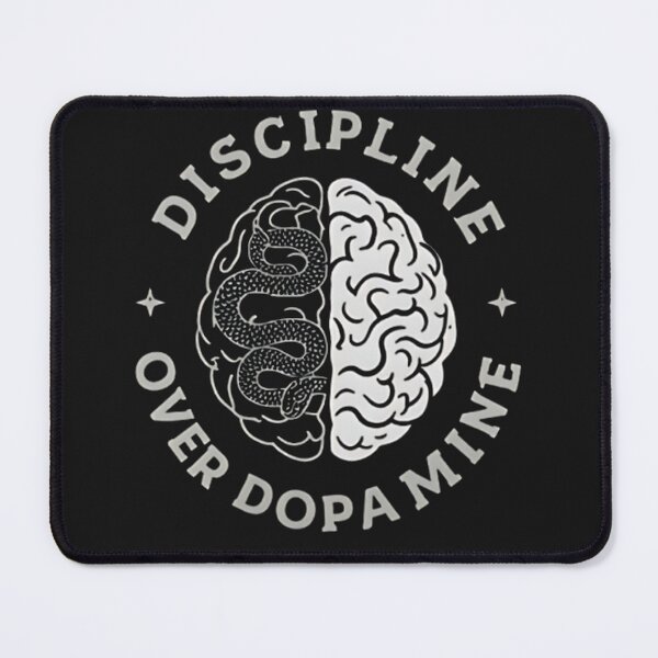 Item preview, Discipline Over Dopamine – Do the Hard Thing Motivational Mindset Design designed and sold by Urben Loop.
