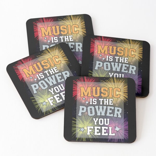 Item preview, Music Is the Power You Feel –  Music Quote designed and sold by Art-Arcade6.