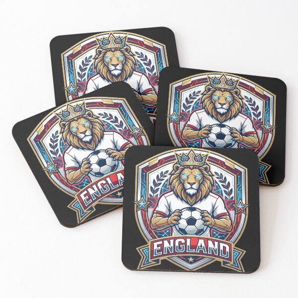 Item preview, England Lion Soccer Mascot designed and sold by Art Intelligence.