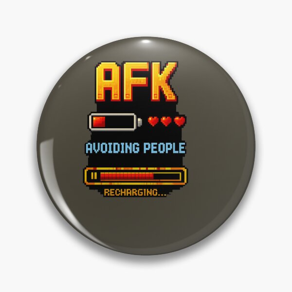 Item preview, AFK Avoiding People Gamer Introvert designed and sold by Hoffmann-Shop.