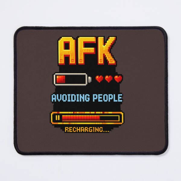 Item preview, AFK Avoiding People Gamer Introvert designed and sold by Hoffmann-Shop.
